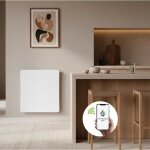 Radiateur �lectrique connect� - thermoceram - cira - c�ramique - 1000w - blanc