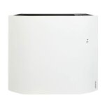 Radiateur lectrique connect lumineux divali horizontal 750w blanc carat - atlantic