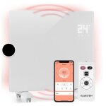 Radiateur lectrique - klarstein - 1000 w - convecteur lectrique programmable - convecteur mobile - ...