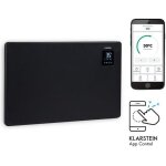 Radiateur électrique - klarstein bansin smart 1500w - convecteur électrique programmable - noir Radiateur électrique - klarstein bansin smart 1500w - convecteur électrique programmable - noir