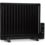 Radiateur lectrique - oneconcept - wallander - 600 w - thermostat - minuterie - noir