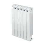 Radiateur fonte alu 942w chauffage central 6 lments klass 800 blanc