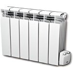 Radiateur  inertie en aluminium - marque - modle - 1000w - thermostat lectronique - fil pilote 6 ordres ...