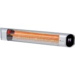 Radiateur infrarouge chauffage ext�rieur blumfeldt dark wave - 2000w - 9 niveaux de chauffage - argent ...