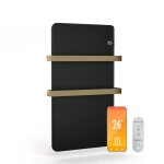 Radiateur infrarouge smart - blumfeldt - puissance 500 w - ip24 noir