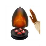 Radiateur portable porte - bougie chauffage main structure m�tal durable batterie sans �lectricit� camping ...