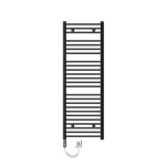 Radiateur de salle de bain électrique avec résistance 900w 500x1500 mm anthracite courbé avec raccord ... Radiateur de salle de bain électrique avec résistance 900w 500x1500 mm anthracite courbé avec raccord ...