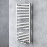 Doporro radiateur de salle de bain s�che - serviette 100x50cm radiateur tubulaire vertical chauffage ...