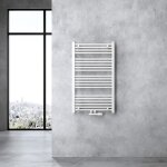 Doporro radiateur de salle de bain s�che - serviette 100x60cm radiateur tubulaire vertical chauffage ...