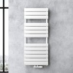 Doporro radiateur de salle de bain sche - serviette 120x50cm radiateur  eau chaude vertical blanc sche ...