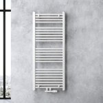 Doporro radiateur de salle de bain s�che - serviette 120x50cm radiateur tubulaire vertical chauffage ...