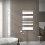 Radiateur sche - serviettes lectrique ecd germany iron em design - blanc - 500x1000 mm - 300w