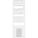 Radiateur sche - serviettes thermor riva 4 - 500 + 1000w avec soufflerie - blanc satin