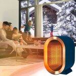 Radiateur soufflant céramique - mini chauffage soufflant - 800 - 1200w - bleu Radiateur soufflant céramique - mini chauffage soufflant - 800 - 1200w - bleu