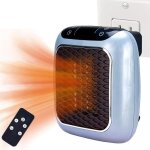 Radiateur soufflant chauffage soufflant lectrique 800 w minuterie mini radiateur mural 3 secondes de ...