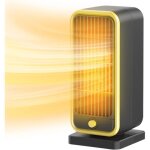 Radiateur soufflant lectrique - conome - 500w - compact - silencieux - protection surchauffe