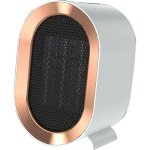 Radiateur soufflant salle de bain - a49 - chauffage dappoint cramique portable - 800w - silencieux
