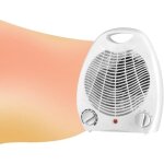 Radiateur soufflant salle de bain - chauffage dappoint soufflant - faible consommation - silencieux - ...