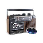 Radio - cassette usb look r�tro oldsound inovalley rk10n - radio fm / am / sw lecteur enregistreur k7 ...
