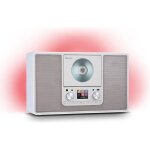 Radio cd - auna - scala vcd - bluetooth radio dab + ukw - lecteur cd - rveil lectrique - blanc