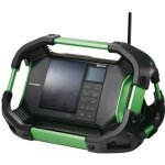 Radio de chantier - hikoki hitachi - ur18dsdlw4z - bluetooth - dab - ipx4