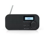 Radio dab plus - caliber hpg318dab - fonction dalarme sans fil 8 heures portable 150 x 40 x 65 mm noir ...