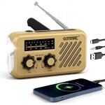 Radio durgence multifonction 3 en 1 batterie 2000mah powerbank lampe torche usb recharge solaire dynamo ...