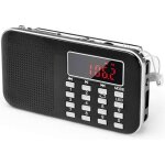 Radio durgence - radio � piles - kit de survie - radio de guerre - radio de catastrophe - noire - rations ...