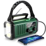 Radio durgence survie radio solaire survie 20000mah multifonction am / fm chargeur solaire pour t�l�phone ...