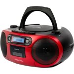 Radio hifi portable aiwa bbtc - 550rd rouge avec cd cassette bluetooth et usb Radio hifi portable aiwa bbtc - 550rd rouge avec cd cassette bluetooth et usb