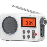 Radio multifonction - r�cepteur mondial am fm � piles avec grand �cran fonction de chronom�trage r�veil ...