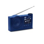 Radio num�rique dab + fm bluetooth et r�veil - bleue