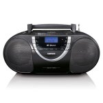 Lenco scd - 6900bk - radio portable lecteur cd avec dab + et casette - gris