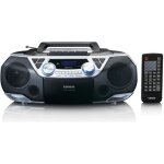 Lenco scd - 720si - radio portable dab + / fm avec bluetooth lecteur cd cassettes et usb - argent