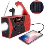 Radio portable à manivelle solaire de secours + lampe de poche à led + lampe de lecture + 2000mah alimentation ... Radio portable à manivelle solaire de secours + lampe de poche à led + lampe de lecture + 2000mah alimentation ...
