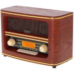 Radio - r�veil - adler - ad 1187 - bluetooth 5. 0 - lecture usb - marron