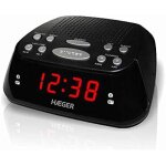 Radio - réveil - haeger - snoozer - couleur rouge - garantie 3 ans - fonction radio Radio - réveil - haeger - snoozer - couleur rouge - garantie 3 ans - fonction radio