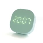 Radio r�veil - digital silencieux - 2 alarmes - fonction snooze - d�coration moderne