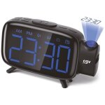 Radio r�veil avec projection de lheure - cgv - cr - p10 - double alarme - gros boutons - utilisation ...