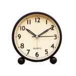 Radio r�veilreveil analogique silencieuxhorloge de table sans tic - tac avec la lumi�re de nuit r�veil ...