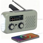 Radio solaire � remonter radio durgence aliment�e par batterie radio � manivelle portable radio am / ...