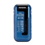 Radio transistor - aiwa - r22bl - bleu - am / fm - mini portable