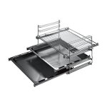 Rail télescopique pour four encastrable - neff - siemens - bosch - 3 niveaux avec fonction stop Rail télescopique pour four encastrable - neff - siemens - bosch - 3 niveaux avec fonction stop