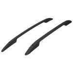 Rails de toit barres set cross barres rail pour peugeot 3008 2017 - 2023 noir (modle adhsif) 251
