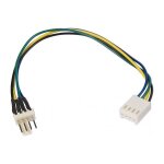 Rallonge alimentation ventilateur dip4 fils m / f pw