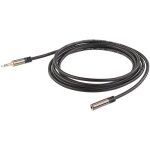 Rallonge audio st�r�o - auvisio - 2 m - jack 35 mm - cuivre haut de gamme - contacts plaqu�s or