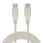 Rallonge usb 2. 0 - waytex - 11350 - 500 m - mle a vers femelle a - gris