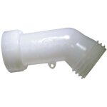 Rallonge de cuve 1000l coude d: 60mm - blanc Rallonge de cuve 1000l coude d: 60mm - blanc