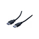 Rallonge éco usb 3. 0 type a / a noire - 50cm Rallonge éco usb 3. 0 type a / a noire - 50cm