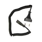 Rallonge lectrique - braun - philips - 18m - torsade - noir - utilisation intrieure
